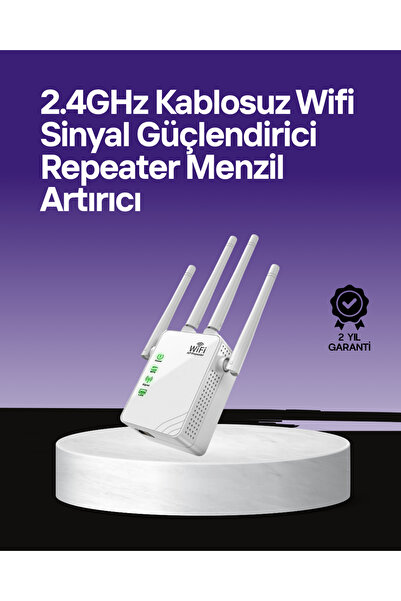 Genel Markalar WPS Destekli 2.4GHz + 5GHz WiFi Sinyal Güçlendirici