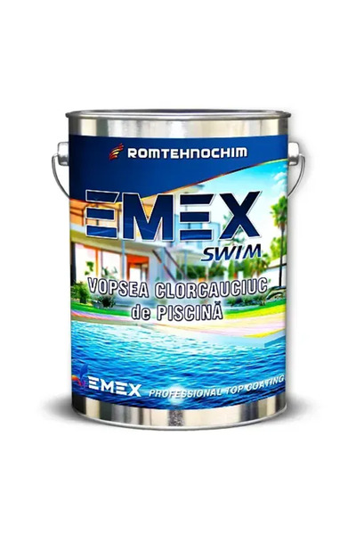 Emex “Emex Swim” Swimming Pool Chlorcauciuc Paint - Black - 5 Kg Can