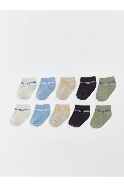 LC Waikiki جوارب I مخطط للأطفال الأولاد من فريزن ستور، عبوة من 10 قطع