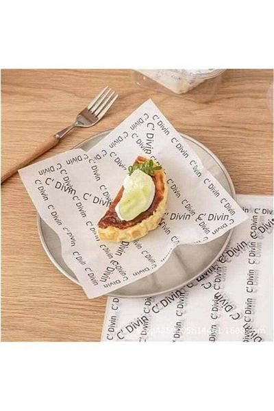 Generic 100Pcs Wax Paper Sheets for Food, Basket Liners Food Picnic Paper Sheets Greaseproof Deli Wrapping