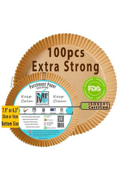 Generic ((Extra Strong)) 100Pcs Air Fryer Disposable Paper Liner Mr.Jawdat's ...