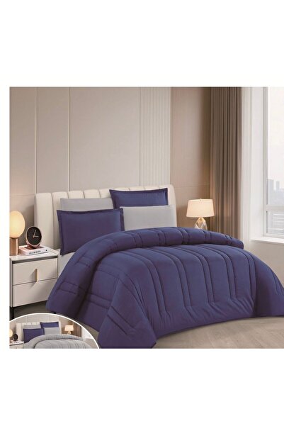 NAJMA مفرش ساده وجهين 6 قطع مقاس 230*250