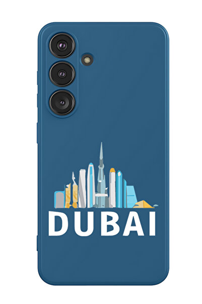 Theodor غطاء حماية سيليكون سائل مقاوم للصدمات لهاتف سامسونج جالاكسي S25 (أزرق...