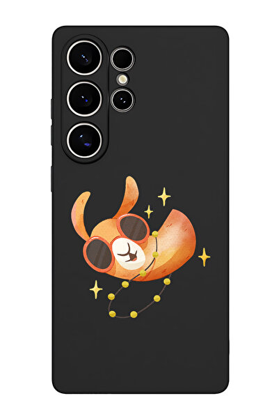 Theodor غطاء حماية سيليكون سائل لهاتف سامسونج جالاكسي S25 ألترا (أسود) - يرتد...