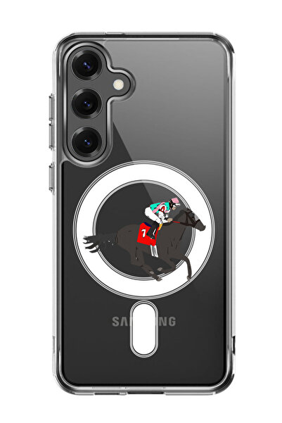 Theodor غلاف لهاتف Samsung Galaxy S25 Plus متوافق مع MagSafe، غطاء ركوب الخيل