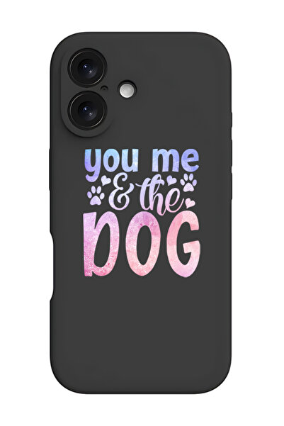 Theodor iPhone 16 Black Protective Liquid Silicone Shockproof Case - You me &...