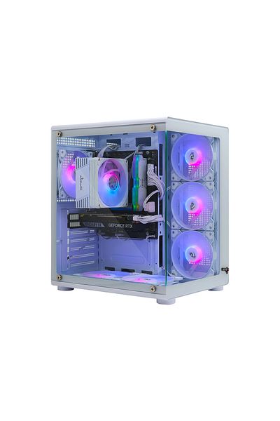 SPEARPC Spear Gaming PC i5-14400F, RTX 5050 8GB, 16GB DDR5, 1TB SSD, 600W, ARGB 6 Fans, Win 11 Pro