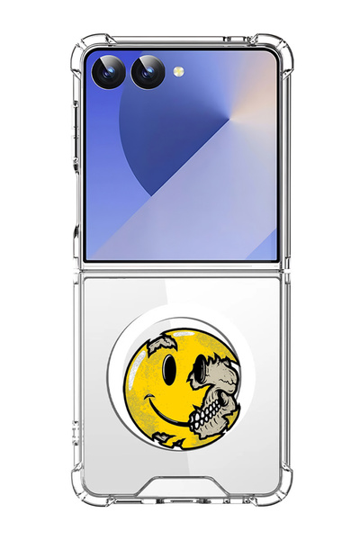 Theodor غلاف لهاتف Samsung Galaxy Z Flip 7 متوافق مع MagSafe، غطاء هاتف مقاوم...