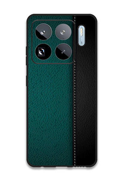 Theodor جراب متوافق مع هاتف Xiaomi 15S Pro، غطاء حماية مقاوم للصدمات، جلد أخض...