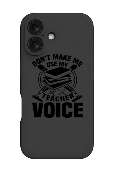 Theodor iPhone 16 Plus Black Protective Liquid Silicone Shockproof Case - Tea...
