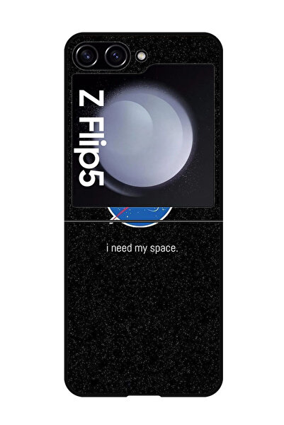 Theodor جراب واقٍ مضاد للخدش والصدمات لهاتف Samsung Galaxy Z Flip 5، ناسا أحت...