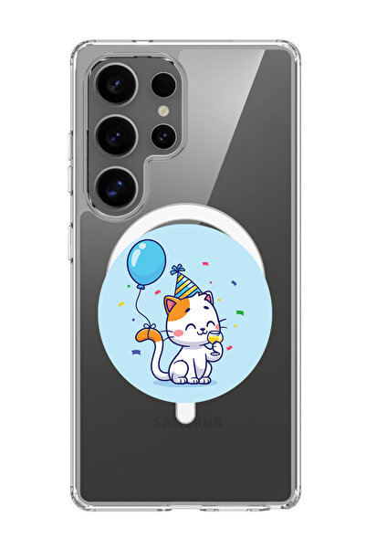 Theodor غلاف لهاتف Samsung Galaxy S25 Ultra متوافق مع MagSafe، غطاء قطة لطيفة...