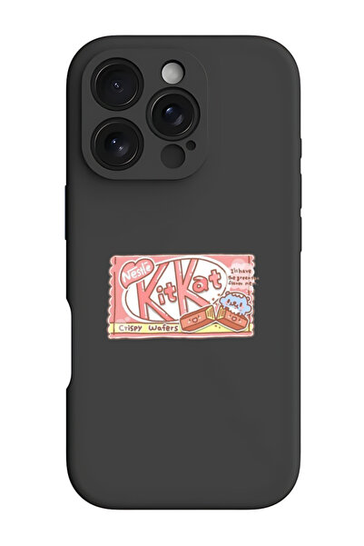 Theodor iPhone 16 Pro Max Black Protective Liquid Silicone Shockproof Case - ...