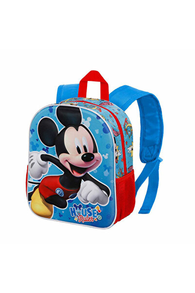 Mickey Mouse 3D School Bag Mickey Mouse Karactermania Blue 26 x 11 x 31 cm