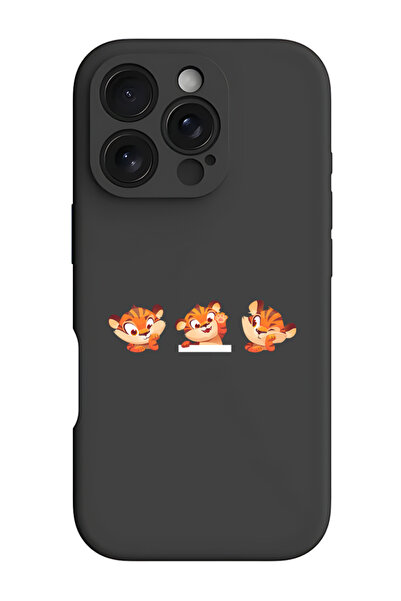 Theodor جراب حماية من السيليكون السائل المقاوم للصدمات لهاتف iPhone 16 Pro با...