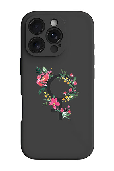 Theodor جراب حماية من السيليكون السائل المقاوم للصدمات لهاتف iPhone 16 Pro Ma...