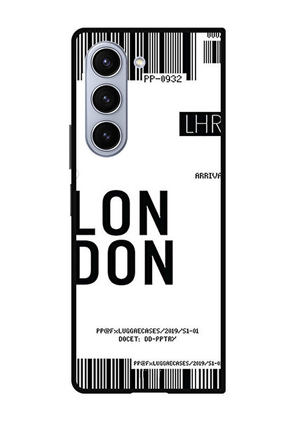 Theodor غطاء حماية مضاد للخدش والصدمات لهاتف سامسونج جالاكسي زد فولد 5، بطاقة صعود لندن