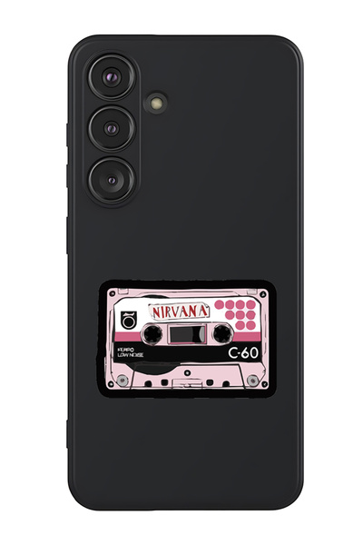 Theodor غطاء حماية سائل من السيليكون المقاوم للصدمات لهاتف سامسونج جالاكسي S25 بلس (أسود) - نيرفانا (2)