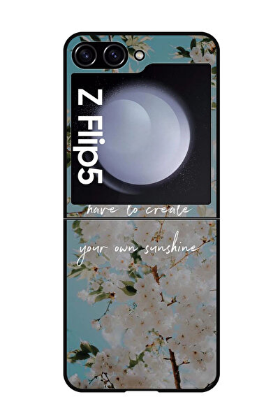 Theodor جراب واقٍ مضاد للخدش والصدمات لهاتف Samsung Galaxy Z Flip 5 اصنع أشعة...