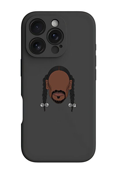 Theodor غطاء حماية سيليكون سائل مقاوم للصدمات لهاتف iPhone 16 Pro Max أسود - ...