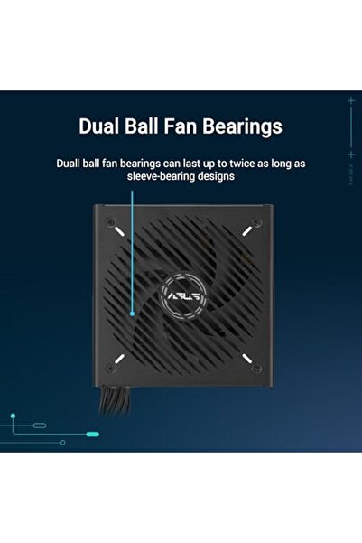 ASUS مزود طاقة برونزي بقوة 750 وات مع مروحة مقاس 135 مم ومحمل كروي مزدوج من