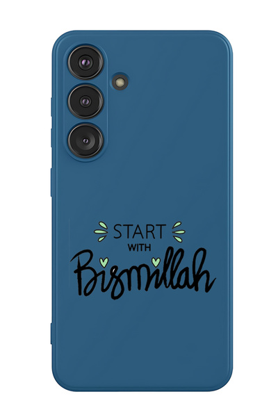 Theodor غطاء حماية سيليكون سائل مقاوم للصدمات لهاتف سامسونج S25 بلس (أزرق) - ...