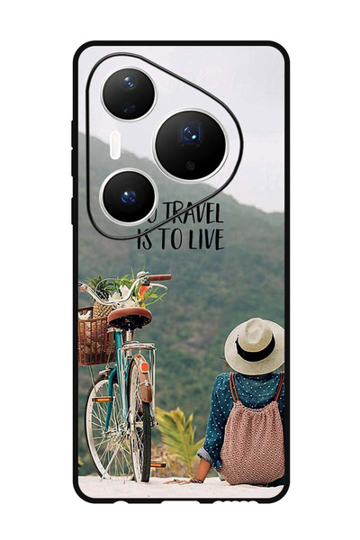 Theodor جراب متوافق مع هاتف هواوي بيورا 80 برو مقاس 6.8 بوصة، غطاء حماية مقاوم للصدمات للسفر هو للعيش