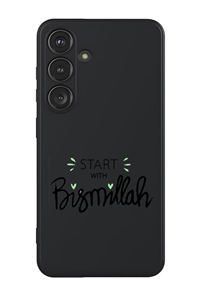 Theodor غطاء حماية سيليكون سائل لهاتف سامسونج جالاكسي S25 بلس (أسود) - ابدأ ب...