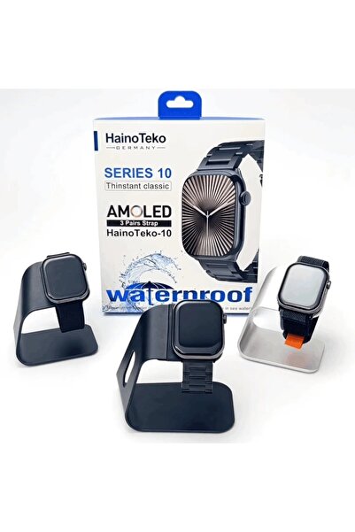 haino teko germany HAİNO TEKO-10 SU GEÇİRMEZ AKILLI SAAT 3 KORDONLU