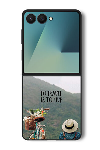 Theodor جراب متوافق مع Samsung Galaxy Z Flip 7 غطاء حماية مقاوم للصدمات للسفر...