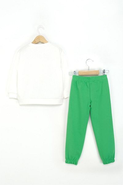 DMB BOYS & GIRLS Dmb Boy's Tracksuit Set Green m 9853