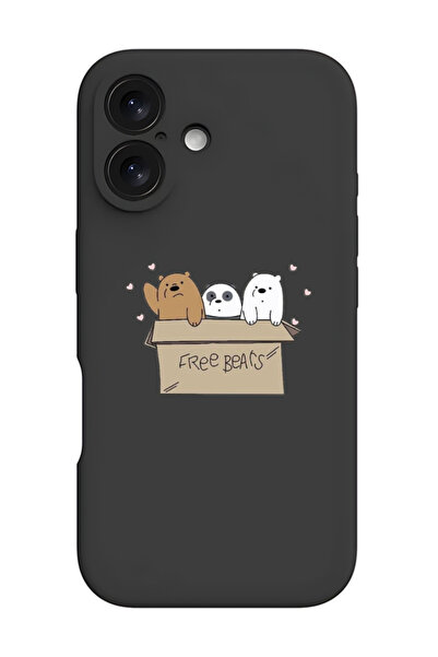 Theodor جراب حماية من السيليكون السائل المقاوم للصدمات لهاتف iPhone 16 Plus ب...