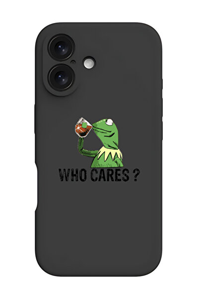 Theodor جراب حماية سيليكون سائل مقاوم للصدمات لهاتف iPhone 16 أسود - من يهتم ...