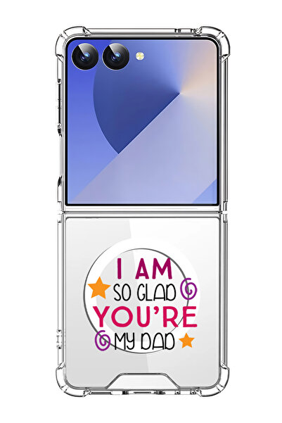 Theodor غلاف لهاتف Samsung Galaxy Z Flip 7 متوافق مع MagSafe، غطاء مقاوم للصد...