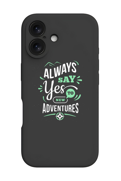 Theodor iPhone 16 Plus Black Protective Liquid Silicone Shockproof Case - alw...