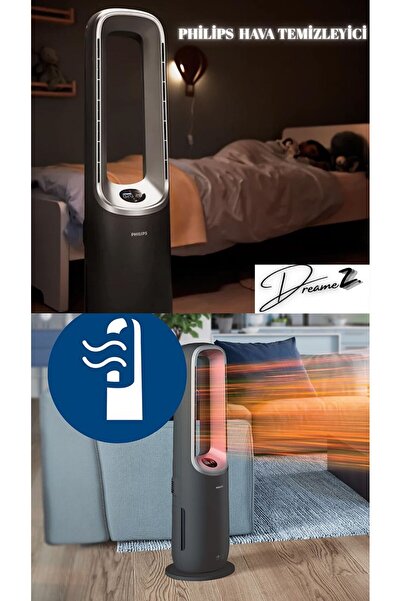 Philips Drm+Yapay Zeka Versuni Virus+Polen Herşey Temizleyen 8000 Serisi Air Performer Hava Temizleme Cihazı