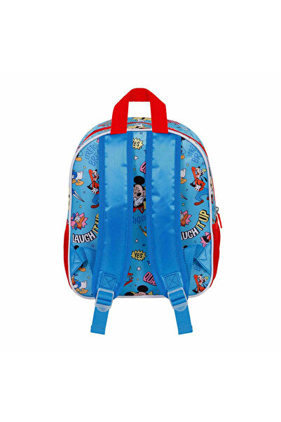 Mickey Mouse 3D School Bag Mickey Mouse Karactermania Blue 26 x 11 x 31 cm