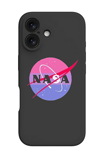 Theodor غطاء حماية أسود من السيليكون السائل المقاوم للصدمات لهاتف iPhone 16 -...