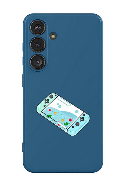 Theodor Protective Liquid Silicone Shockproof Case For Samsung Galaxy S25 (Bl...