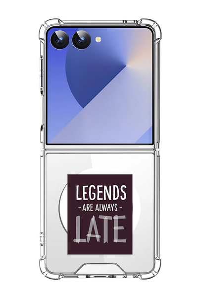 Theodor غلاف لهاتف Samsung Galaxy Z Flip 7 متوافق مع MagSafe، غطاء مقاوم للصد...