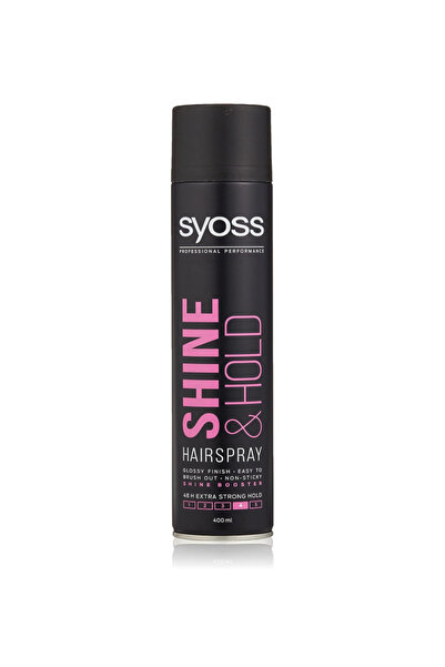 Syoss Shine and Hold Hairspray, 400 ml