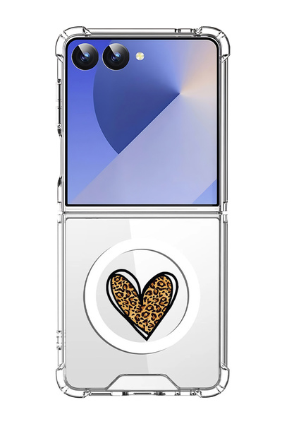 Theodor غلاف لهاتف Samsung Galaxy Z Flip 7 متوافق مع MagSafe، غطاء هاتف مقاوم...