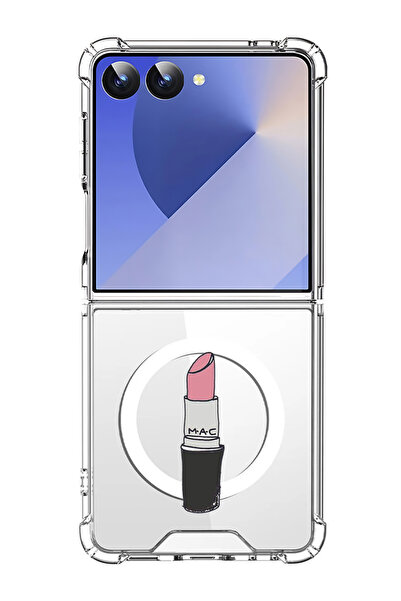 Theodor غلاف لهاتف Samsung Galaxy Z Flip 7 متوافق مع MagSafe، غطاء هاتف مقاوم...