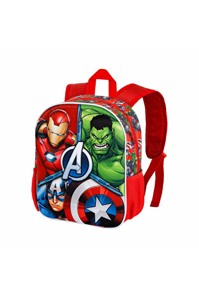 The Avengers Ghiozdan școlar 3D The Avengers Karactermania Roșu 26 x 11 x 31 cm