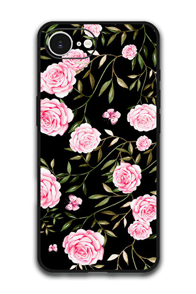 Theodor جراب متوافق مع جهاز Apple i16e مقاس 6.1 بوصة - وردة في باقات من الأور...