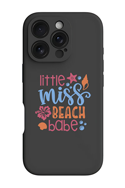 Theodor جراب حماية أسود من السيليكون السائل المقاوم للصدمات لهاتف iPhone 16 P...