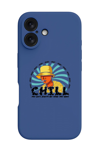 Theodor جراب سيليكون سائل مقاوم للصدمات واقٍ أزرق لهاتف iPhone 16 - لا يمكنك ...