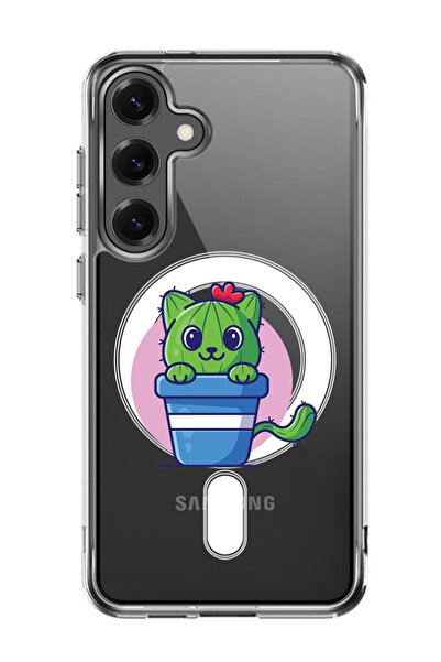 Theodor غلاف لهاتف Samsung S25 مقاس 6.2 بوصة من MagSafe، غطاء هاتف مقاوم للصد...