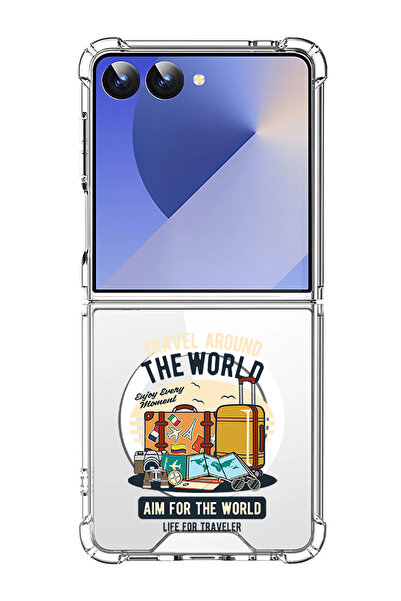 Theodor غلاف لهاتف Samsung Galaxy Z Flip 7 متوافق مع MagSafe، غطاء هاتف مقاوم...