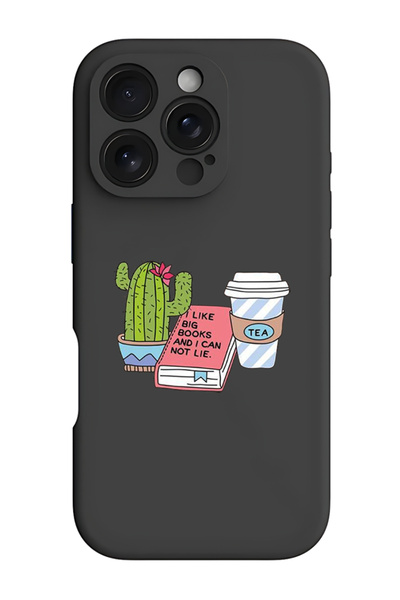 Theodor جراب حماية سيليكون سائل مقاوم للصدمات لهاتف iPhone 16 Pro أسود - كتب ...